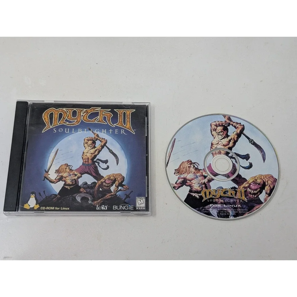 Myth II 2 Soulblighter Linux OS‎ PC Computer Game W/ Manual & Insert